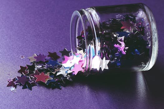 colorful savings jar