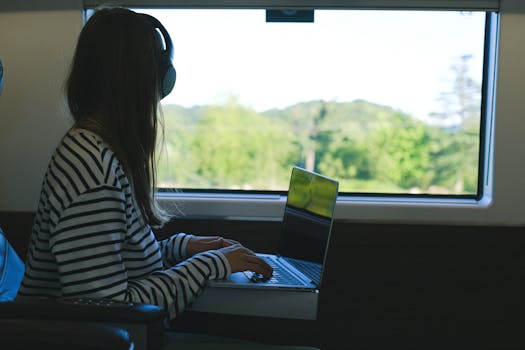 working remotely while traveling