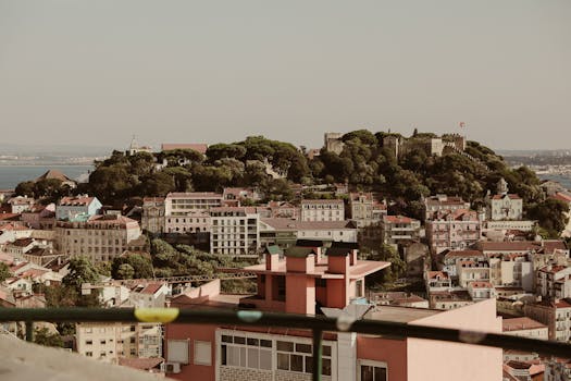 Stunning view of Lisbon rooftops