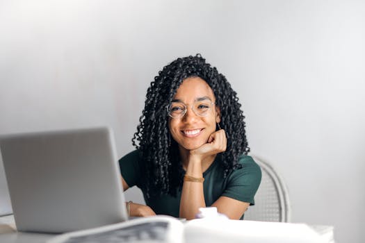 Image of a person using incognito mode on a laptop