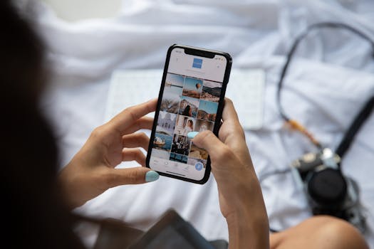 Image of a travel savings app on a smartphone